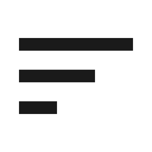 Sharp sort icon, solid style, from Google Material Icons