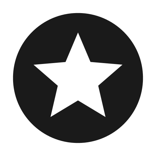Sharp stars icon, solid style, from Google Material Icons