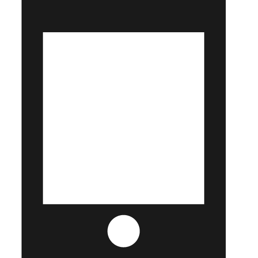 Sharp tablet mac icon, solid style, from Google Material Icons