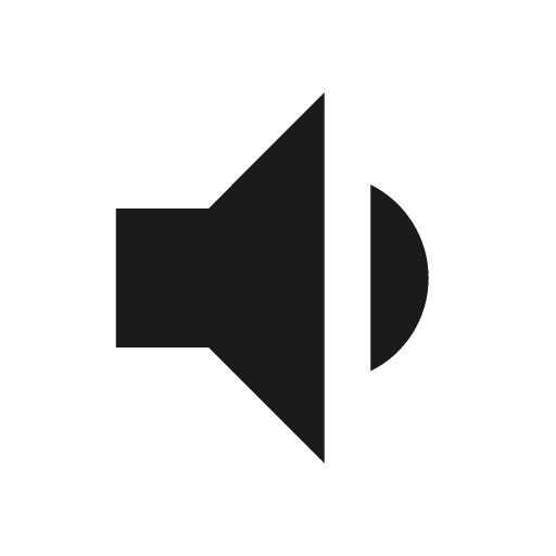 Sharp volume down icon, solid style, from Google Material Icons