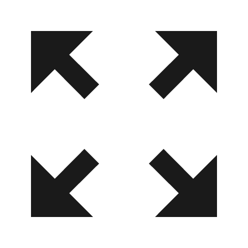 Sharp zoom out map icon, solid style, from Google Material Icons