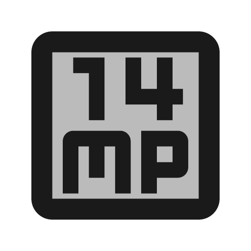Twotone 14mp icon, solid style, from Google Material Icons