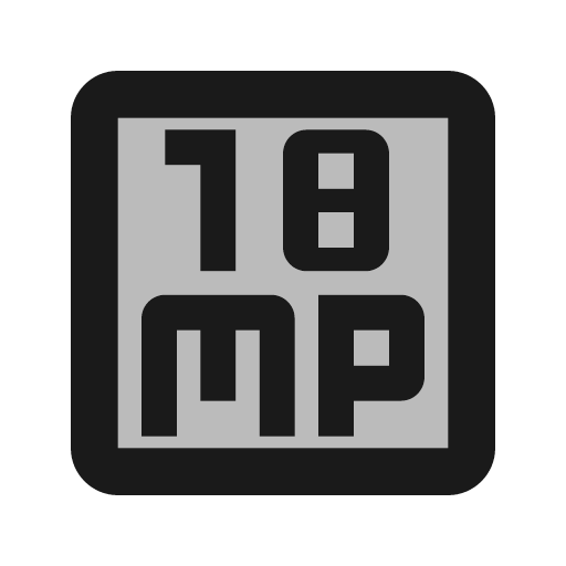 Twotone 18mp icon, solid style, from Google Material Icons