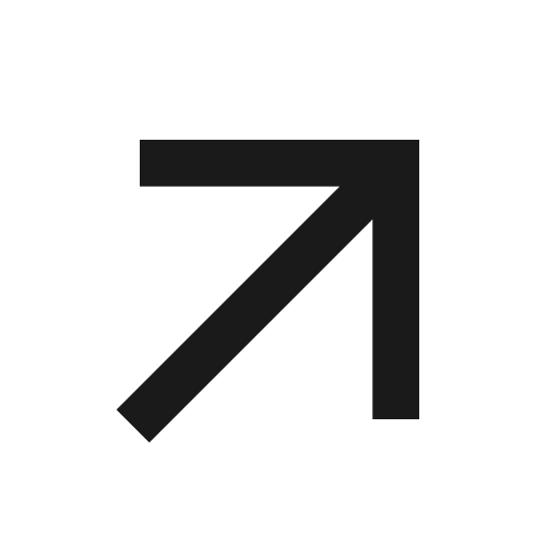 Twotone arrow outward icon, solid style, from Google Material Icons
