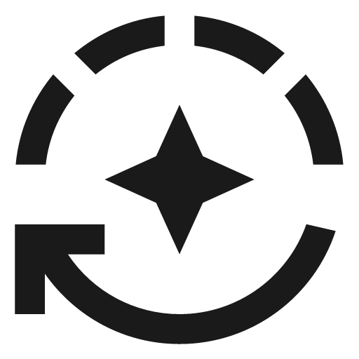 Twotone auto mode icon, solid style, from Google Material Icons