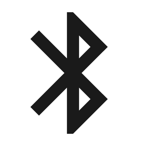Twotone bluetooth icon, solid style, from Google Material Icons