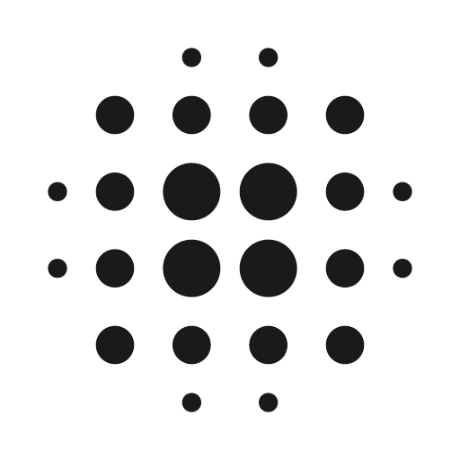 Twotone blur on icon, solid style, from Google Material Icons