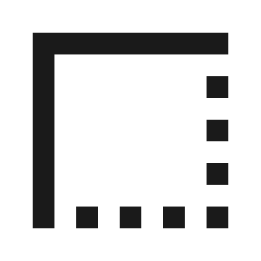 Twotone border style icon, solid style, from Google Material Icons