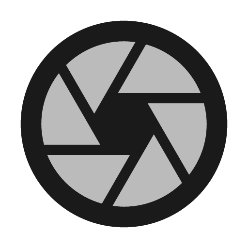 Twotone camera icon, solid style, from Google Material Icons