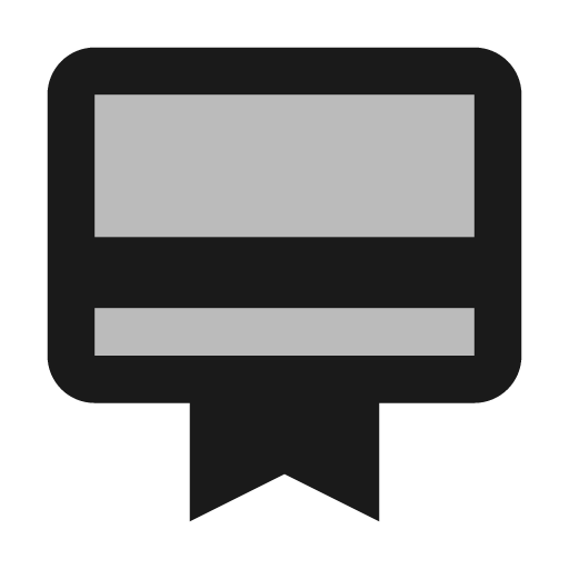 Twotone card membership icon, solid style, from Google Material Icons