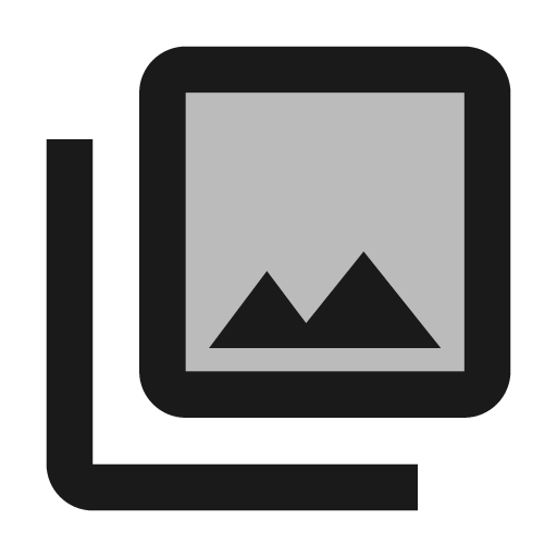 Twotone collections icon, solid style, from Google Material Icons