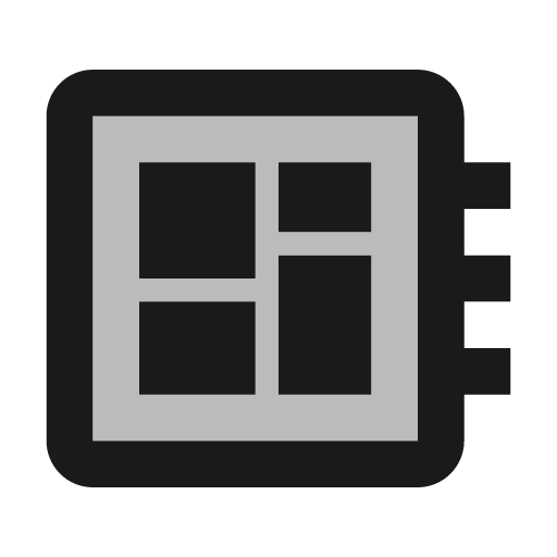 Twotone developer board icon, solid style, from Google Material Icons