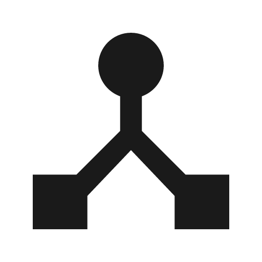Twotone device hub icon, solid style, from Google Material Icons