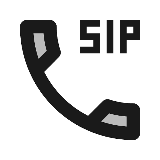 Twotone dialer sip icon, solid style, from Google Material Icons