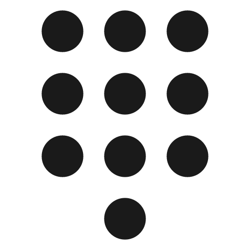 Twotone dialpad icon, solid style, from Google Material Icons