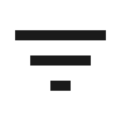 Twotone filter list icon, solid style, from Google Material Icons
