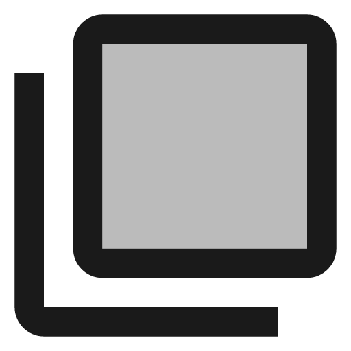 Twotone filter none icon, solid style, from Google Material Icons