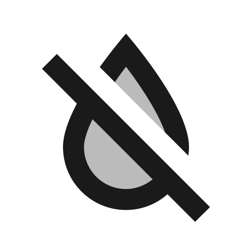 Twotone format color reset icon, solid style, from Google Material Icons