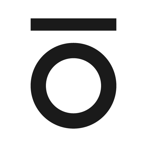 Twotone format overline icon, solid style, from Google Material Icons