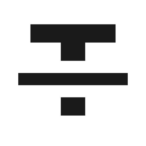 Twotone format strikethrough icon, solid style, from Google Material Icons