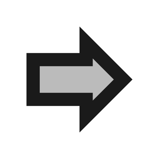 Twotone forward icon, solid style, from Google Material Icons