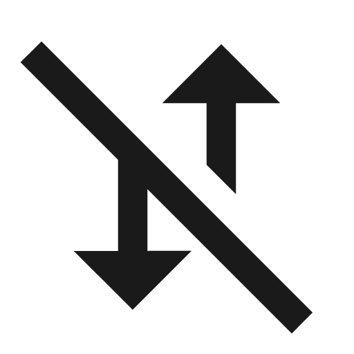 Twotone mobiledata off icon, solid style, from Google Material Icons