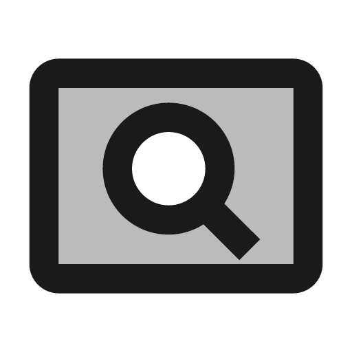 Twotone pageview icon, solid style, from Google Material Icons