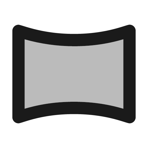 Twotone panorama horizontal select icon, solid style, from Google Material Icons
