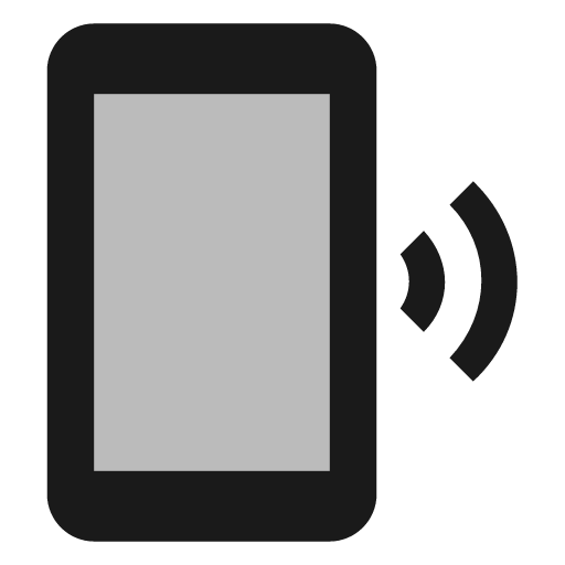Twotone phonelink ring icon, solid style, from Google Material Icons