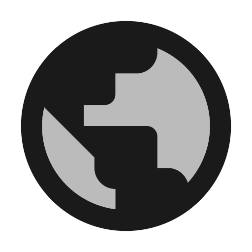 Twotone public icon, solid style, from Google Material Icons