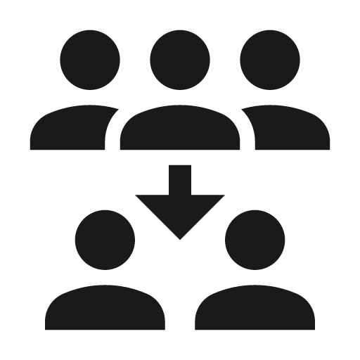 Twotone reduce capacity icon, solid style, from Google Material Icons