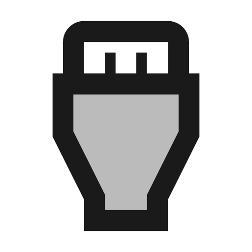 Twotone settings input hdmi icon, solid style, from Google Material Icons