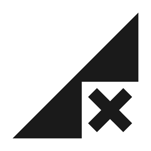 Twotone signal cellular nodata icon, solid style, from Google Material Icons