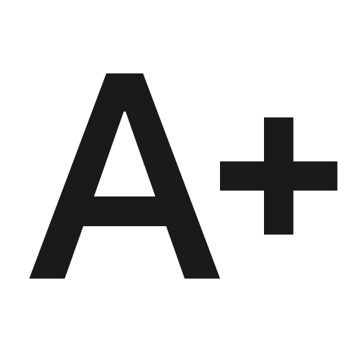 Twotone text increase icon, solid style, from Google Material Icons