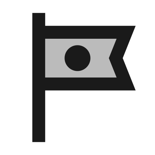 Twotone tour icon, solid style, from Google Material Icons