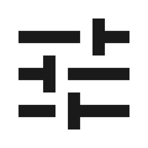 Twotone tune icon, solid style, from Google Material Icons