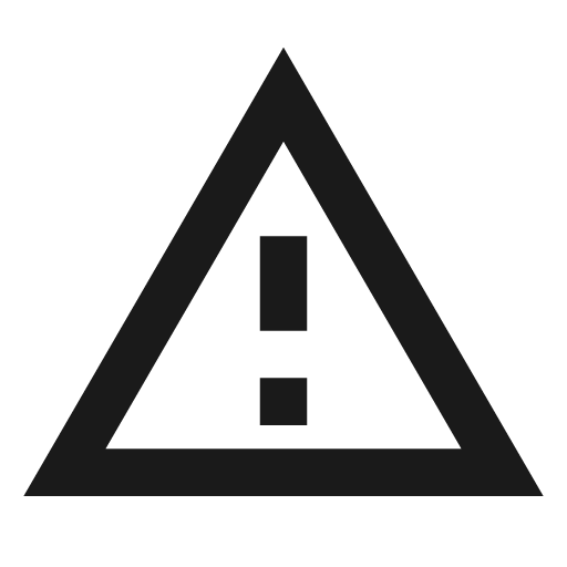 Twotone warning amber icon, solid style, from Google Material Icons