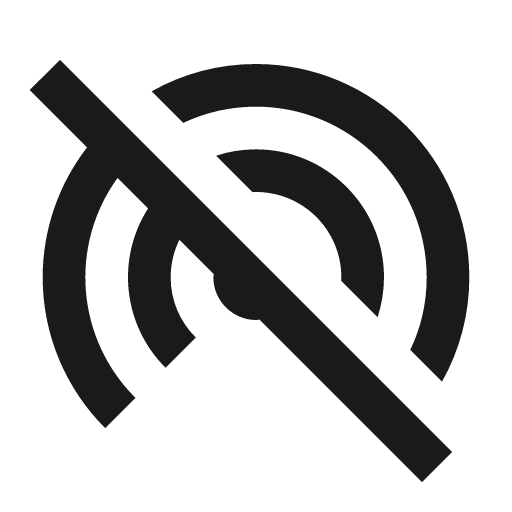 Twotone wifi tethering off icon, solid style, from Google Material Icons