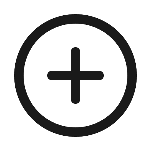 Add circle outline icon, outline style, from IonIcons