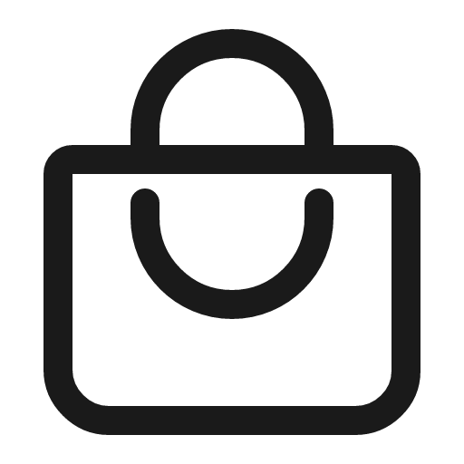Bag handle outline icon, outline style, from IonIcons