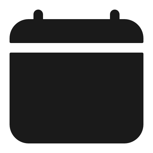 Calendar clear icon, solid style, from IonIcons