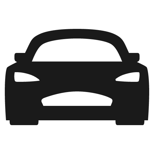 Car sport sharp icon, sharp-cornered style, from IonIcons