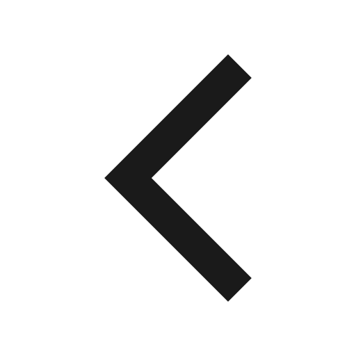 Chevron back sharp icon, sharp-cornered style, from IonIcons