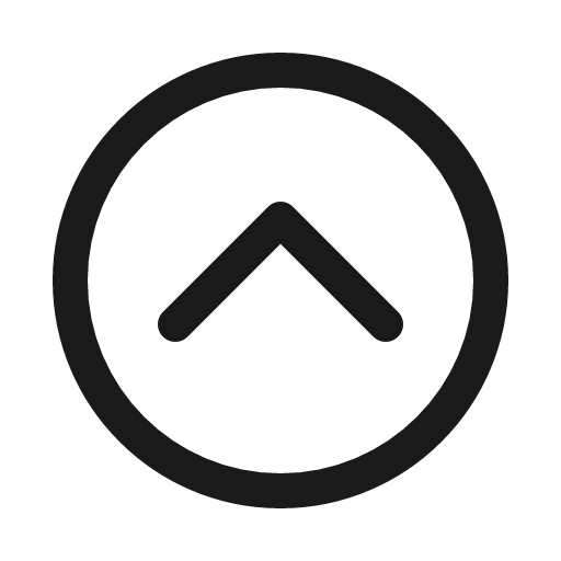 Chevron up circle outline icon, outline style, from IonIcons
