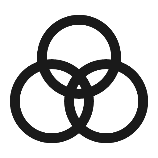 Color filter outline icon, outline style, from IonIcons