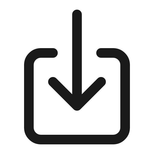 Download outline icon, outline style, from IonIcons