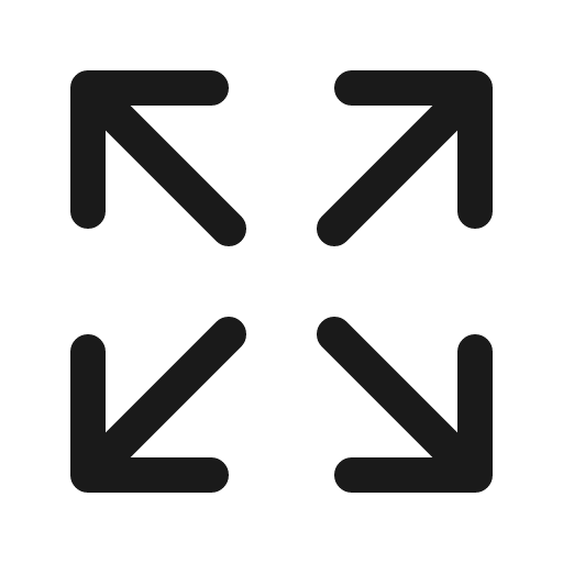 Expand icon, line style, from IonIcons