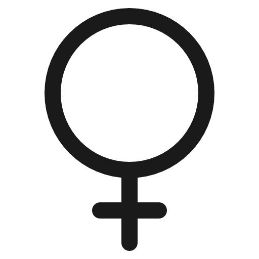 Female outline icon, outline style, from IonIcons