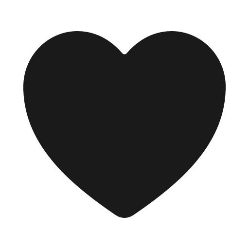 Heart icon, solid style, from IonIcons