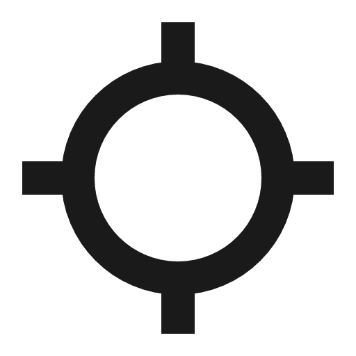 Locate sharp icon, sharp-cornered style, from IonIcons